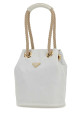 White Re-Nylon Prada Mariner bucket bag Black PRADA (1BE0822HG8)