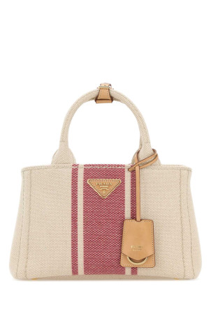 Sand canvas small Prada JardiniÃ¨re handbag PRADA (1BG464V9YM2ZQG)