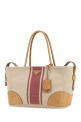 Sand canvas large shopping bag PRADA (1BG6592ZPW)