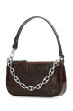 Chocolate leather mini Rachel handbag BY FAR (20CRMIRANEDSMA)