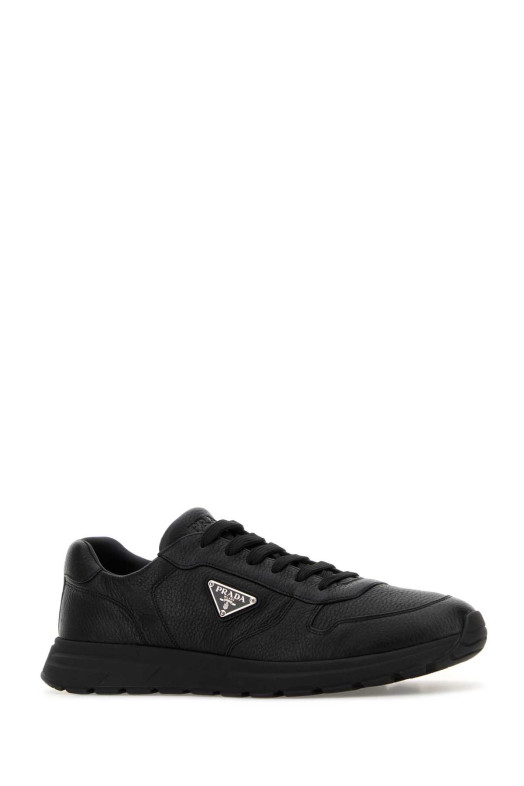 Black leather Prax 2.0 sneakers Black PRADA (2EE443FG000013)