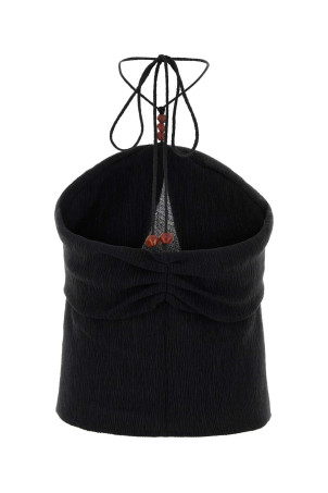Black stretch jersey top Black MAGDA BUTRYM (307426)