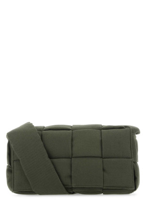 Olive green Padded Tech Cassette crossbody bag BOTTEGA VENETA (718398VMBN4)