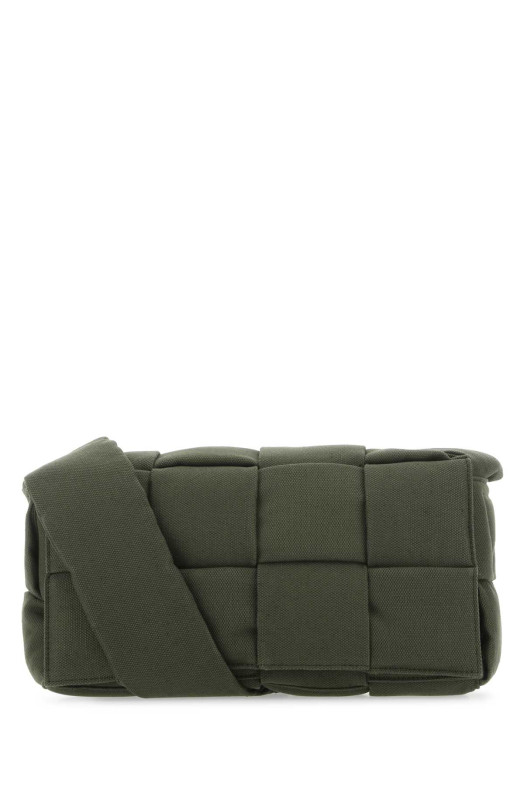 Olive green Padded Tech Cassette crossbody bag BOTTEGA VENETA (718398VMBN4)
