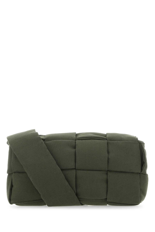 Olive green Padded Tech Cassette crossbody bag BOTTEGA VENETA (718398VMBN4)