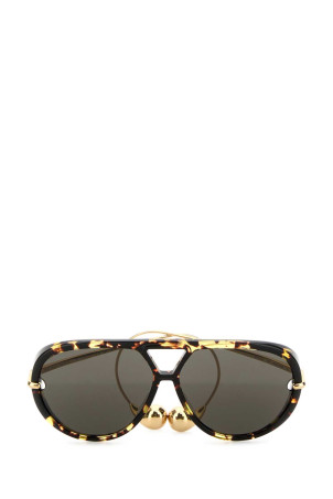 Printed acetate Aviator Drop sunglasses BOTTEGA VENETA (769205V2Q30)