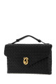 Black leather Knot Lock handbag BOTTEGA VENETA (817191V08Z0)