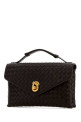 Dark brown leather Knot Lock handbag BOTTEGA VENETA (817191V08Z0)