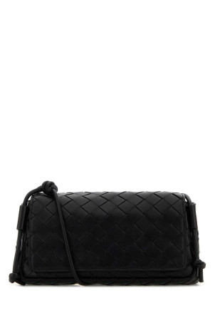 Сумка через плечо «Notturno» из черной кожи наппа, черная, BOTTEGA VENETA (843893VCPP0)