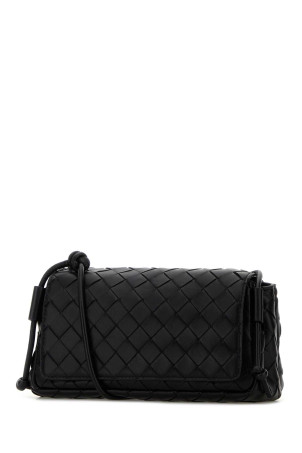 Сумка через плечо «Notturno» из черной кожи наппа, черная, BOTTEGA VENETA (843893VCPP0)