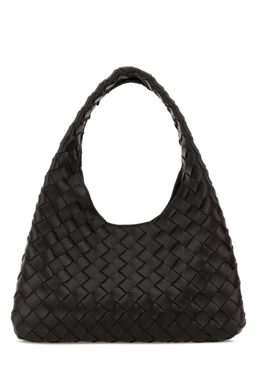 Dark brown leather small Campana shoulder bag BOTTEGA VENETA (854248V4SC0)