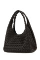 Dark brown leather small Campana shoulder bag BOTTEGA VENETA (854248V4SC0)