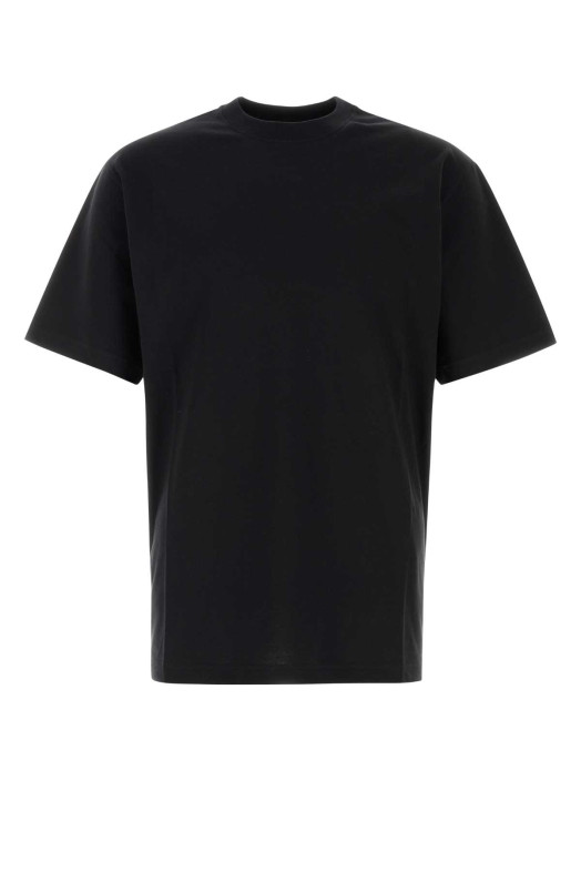 Black cotton blend t-shirt GUCCI (864626XJH01)