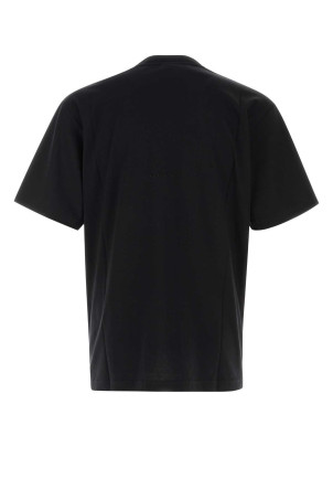 Black cotton blend t-shirt GUCCI (864626XJH01)