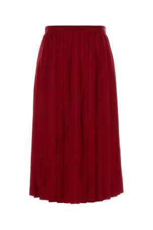 Red twill skirt GUCCI (865115ZAM48)