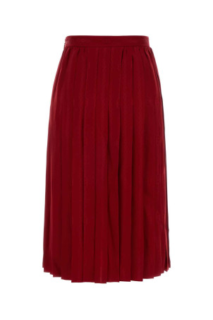 Red twill skirt GUCCI (865115ZAM48)