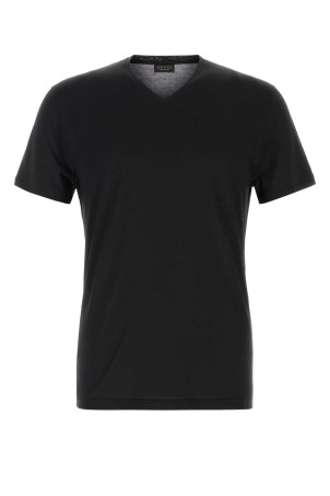 Black stretch jersey t-shirt Black GUCCI (866186XJHVZ)