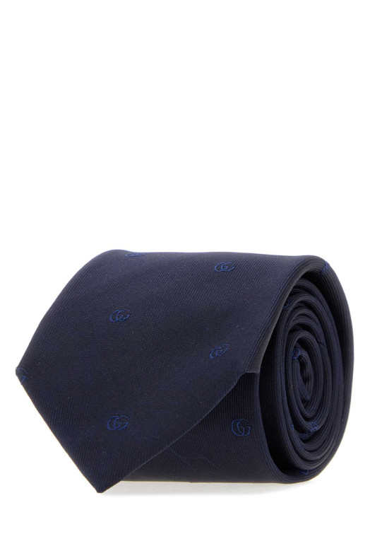 Midnight blue jacquard tie GUCCI (8740914E009)