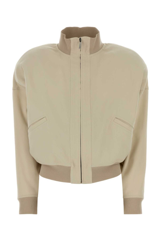 Sand cotton jacket GUCCI (874134ZAUW2)
