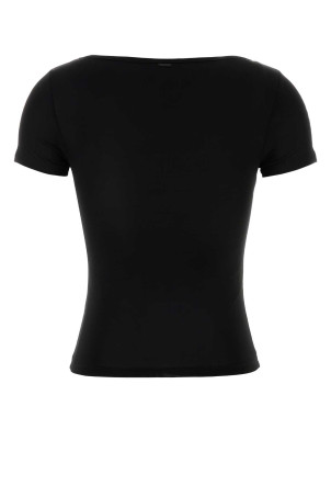 Black stretch jersey t-shirt Black GUCCI (875485XUAPR)