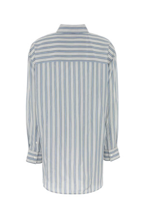 Embroidered silk oversize shirt GUCCI (875536ZAU9G)