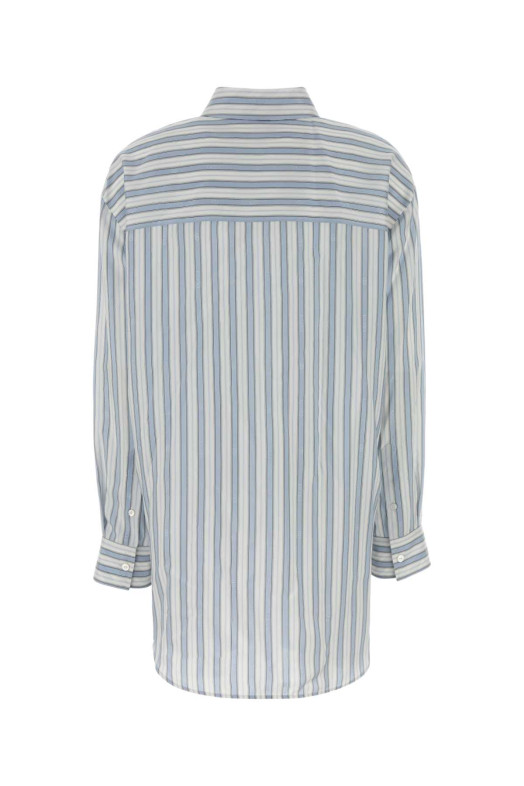 Embroidered silk oversize shirt GUCCI (875536ZAU9G)