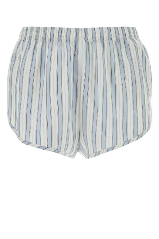 Embroidered silk shorts GUCCI (875690ZAU9G)