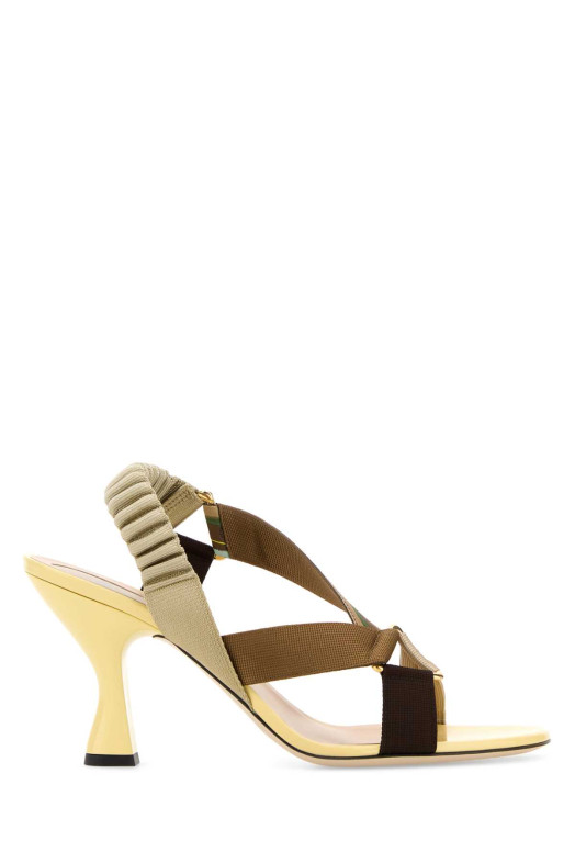 Многоцветные сандалии Colibrì Iconic из ткани от FENDI (8X9032AY2A)