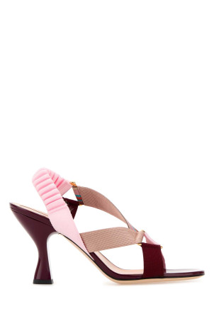 Multicolor fabric ColibrÃ¬ Iconic sandals FENDI (8X9032AY2A)