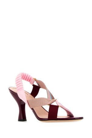 Multicolor fabric ColibrÃ¬ Iconic sandals FENDI (8X9032AY2A)