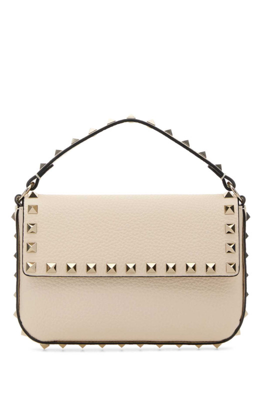 Ivory leather Rockstud handbag VALENTINO GARAVANI (9W2P0W07VSH)