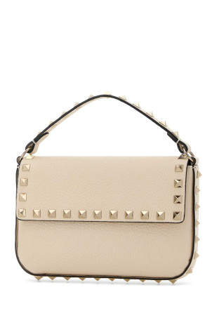 Ivory leather Rockstud handbag VALENTINO GARAVANI (9W2P0W07VSH)
