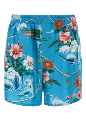 Printed twill bermuda shorts GUCCI (A003TUZAVCO)