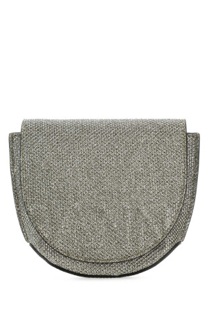 Silver polyester nano Banner crossbody bag GANNI (A4606)