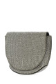 Silver polyester nano Banner crossbody bag GANNI (A4606)