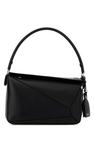 Black nappa leather Puzzle Featherlight shoulder bag Black LOEWE (A510PLMX02)