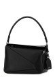 Black nappa leather Puzzle Featherlight shoulder bag Black LOEWE (A510PLMX02)