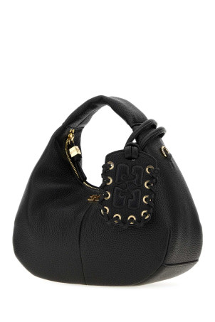 Black leather mini handbag GANNI (A6976)