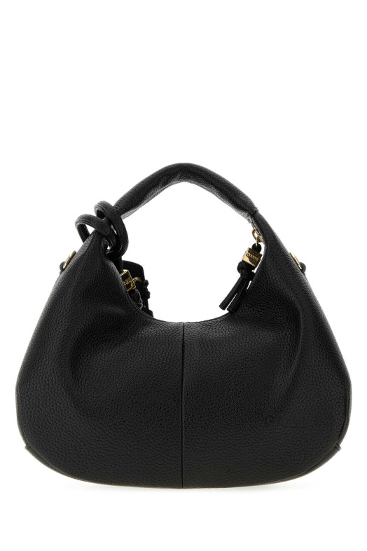 Black leather mini handbag GANNI (A6976)