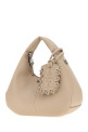 Beige leather mini handbag GANNI (A6978)