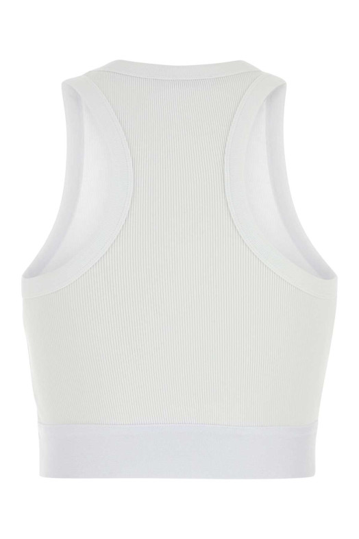 White stretch cotton top White GIVENCHY (BW70FNR2Q3)