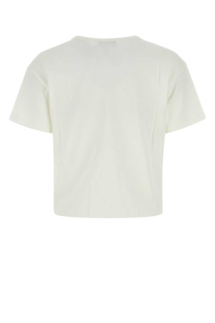 Ivory cotton t-shirt A.P.C. (COHBQF26390)