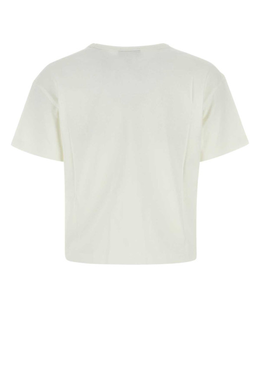 Ivory cotton t-shirt A.P.C. (COHBQF26390)