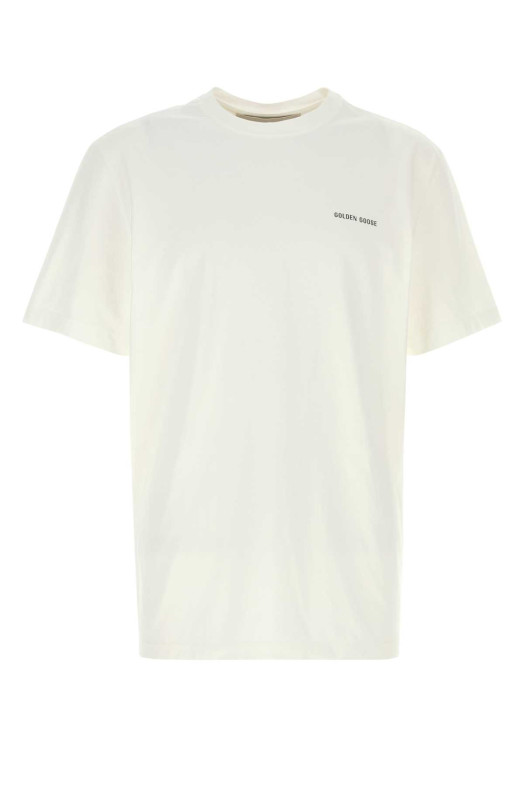 White cotton t-shirt GOLDEN GOOSE DELUXE BRAND (GMP01220P002380)