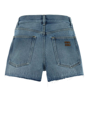 Denim shorts MIU MIU (GWP609SOOO192W)