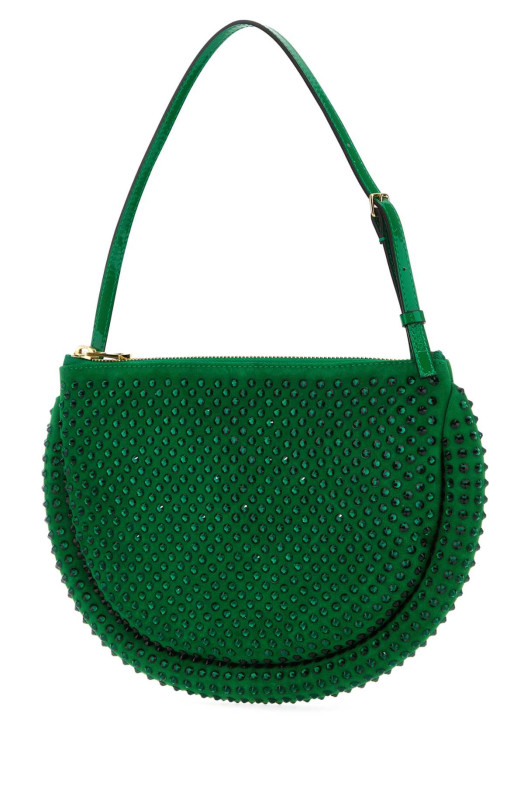 Green suede Bumper-Moon shoulder bag JW ANDERSON (HB0521LA0251)