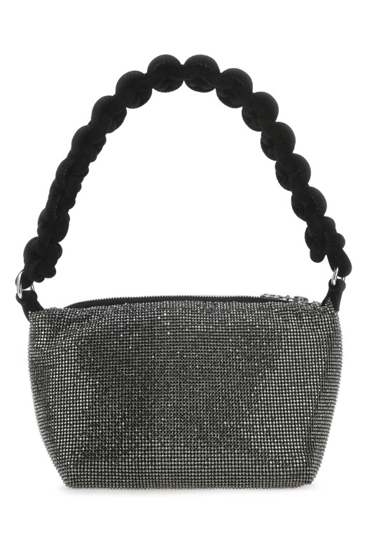 Black rhinestones handbag KARA (HB350A0992)