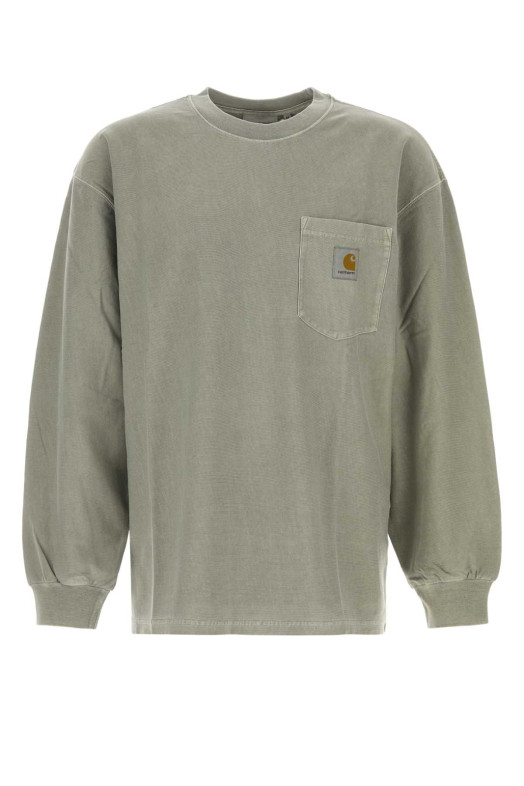 Sage green cotton L/S Loose Pocket T-shirt CARHARTT WIP (I036862)