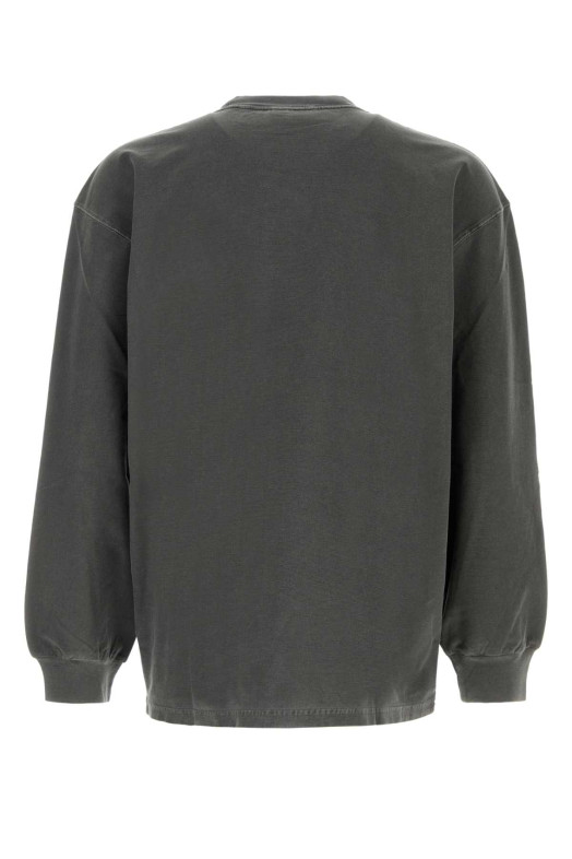 Dark grey cotton L/S Loose Pocket T-shirt CARHARTT WIP (I036862)