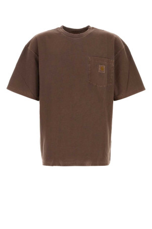 Chocolate cotton S/S Loose Pocket T-shirt CARHARTT WIP (I036863)